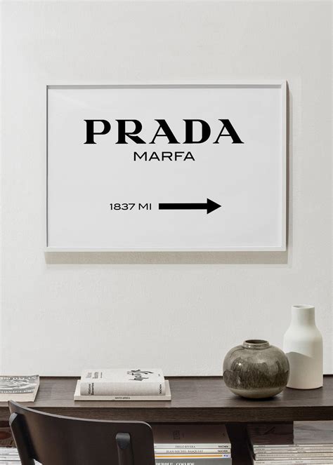 framed prada marfa print|Prada marfa print ebay.